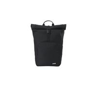 AEVOR Rolltop S Black Eclipse - Schwarz | Kleiner Rucksack für Damen und Herren, 22-25L Volumen, 14" Laptopfach, Frontfach, ergonomisch, leicht, Alltag, Tagesrucksack