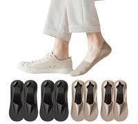 AffeGifts 4 Paare No Show Socken Herren, Ultradünne und Niedrig Geschnittene Unsichtbare Socken Männer Atmungsaktive Rutschfeste Unsichtbare Trainer Loafer und Sneaker Sockens für EU-Größe 40-43