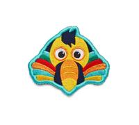 Affenzahn Klett-Badge Tukan, Patch mehrfarbig