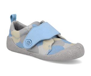 Affenzahn Barfuß Kindersneaker - Prewalker Baumwolle Smally Dichtung blau 23