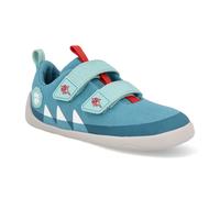 Affenzahn Barfuß Kindersneaker - Sneaker Cotton Happy Shark, blau 32