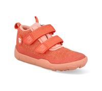 Affenzahn Barfuß-Kinderstiefeletten - Low Boot Knit Happy Pony orange 30
