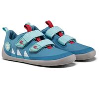 Affenzahn Barfußschuh Baumwolle Lucky Hai hellblau - Größe 23 Kinder