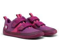 Affenzahn Barfußschuh Baumwolle Lucky Klettverschluss Vegan rutschfest Flexibel Reflektierend für den Sommer Vogel - Beere 21 EU