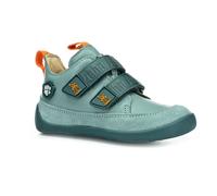 Affenzahn Halbschuh Leder Buddy mit Klettverschlüssen, Atmungsaktiv, Reflektierend, Leicht in Größe 21-35 Hase - Mint