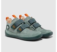 Affenzahn Halbschuh Leder Buddy mit Klettverschluss, weich, rutschfest, für Jungen und Mädchen in Größe 21-32 Hase - Mint