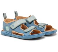 Affenzahn Barfußschuh Sandale Leder Airy Hai blau - Größe 22 Kinder
