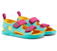 Affenzahn Barfußschuh Sandale Vegan Airy Eule türkis - Größe 32 Kinder