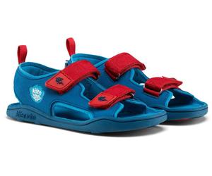Affenzahn Barfußschuh Sandale Vegan Airy Hai blau - Größe 22 Kinder