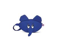 Affenzahn Bauchtasche Gürteltasche in Form des Elefanten, in der Farbe blau, Name auf ausziehbare Zunge, Größe: 21.5 x 5.5 x 10 cm, AFZ-HIP-001-044