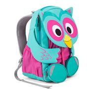 Affenzahn Großer Freund Kindergartenrucksack für 3-5 Jährige Kinder im Kindergarten und Kinderrucksack für die Kita, Eule - Türkis