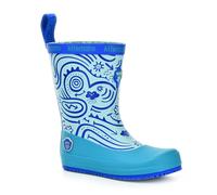 Affenzahn Gummistiefel Vegan Plashy Wetterfest, Rutschfest, mit Einlegesohle in Größe 21-35 Hai - Blau