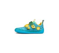 Affenzahn Kinder Barfußschuhe Knit Happy Kreativ Bär, Klettverschluss, Vegan, Türkis 22