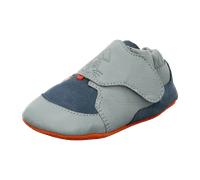 Affenzahn - Kid's Krabbelschuh Leder Crawly - Barfußschuhe, Gr. 22-23, türkis (Bunny/Petrol)