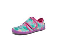 Affenzahn - Kid's Hausschuh Baumwolle Movy - Hüttenschuhe, Gr. 26, bunt (Owl/Turquoise)