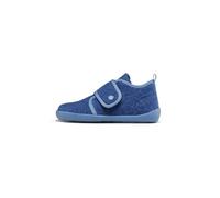 Affenzahn Hausschuh Wolle Pury Elefant - Blau 35
