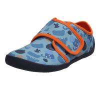 Affenzahn - Haussschuh (geschlossen) Mädchen blau/Elefant - Gr. - 23