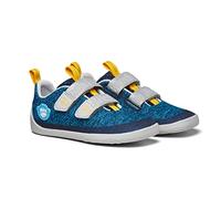 Affenzahn Jungen Schnürhalbschuhe Knit Happy Penguin Barfußschuh Logoschriftzug Textil Kinderschuhe Uni Klettschuh Sneaker