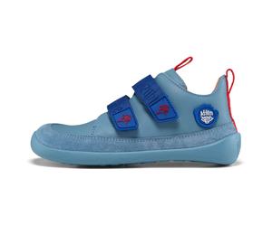 Affenzahn - Kid's Barfußschuh Leder Buddy - Freizeitschuhe, Gr. 29, blau (Shark/Blue)