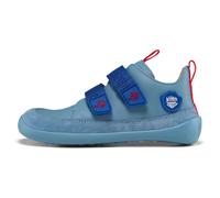 Affenzahn Halbschuh Leder Buddy mit Klettverschlüssen, Atmungsaktiv, Reflektierend, Leicht in Größe 21-35 Hai - Blau