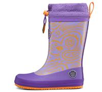 Affenzahn - Kid's Gummistiefel Vegan Puddly - Gummistiefel, Gr. 21, lila (Butterfly/Purple)