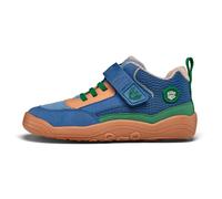 Affenzahn Halbschuh Vegan Cheerly mit Klettverschluss, Atmungsaktiv, Leicht, Flexibel in Größe 21-35 Paradiesvogel - Blau