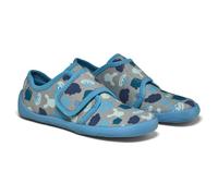 Affenzahn - Kid's Hausschuh Baumwolle Movy - Hüttenschuhe, Gr. 31, blau (Shark/Blue)