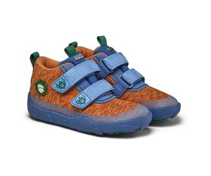 Affenzahn - Kid's Knit Happy - Freizeitschuhe, Gr. 21, blau (BirdofParadise/Beige)