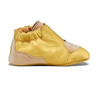 Affenzahn - Kid's Krabbelschuh Leder Crawly - Barfußschuhe, Gr. 18-19, beige (Giraffe/Yellow)