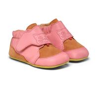 Affenzahn - Kid's Krabbelschuh Leder Crawly - Barfußschuhe, Gr. 18-19, rosa (Cat/Pink)