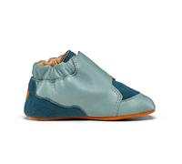 Affenzahn - Kid's Krabbelschuh Leder Crawly - Barfußschuhe, Gr. 20-21, türkis (Bunny/Petrol)