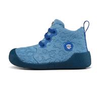 Affenzahn - Kid's Lauflerner Leder Starty - Barfußschuhe, Gr. 21, blau (Shark/Blue)