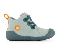 Affenzahn - Kid's Lauflerner Leder Starty - Barfußschuhe, Gr. 24, grau (Hare/Green)
