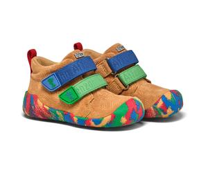 Affenzahn - Kid's Lauflerner Übergangsschuh Leder Talky - Barfußschuhe, Gr. 19, beige (Beige)