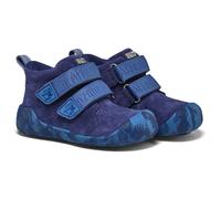 Affenzahn - Kid's Lauflerner Übergangsschuh Leder Talky - Barfußschuhe, Gr. 20, blau (Elephant/Blue)