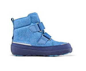 Affenzahn - Kid's Mid Boot Wool Comfy - Winterschuhe, Gr. 23, blau (Elephant/DarkBlue)