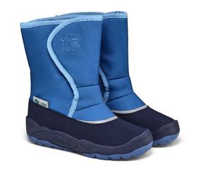 Affenzahn - Kid's Schneestiefel Vegan Freezy - Winterschuhe, Gr. 21, blau/lila (Elephant/Blue)