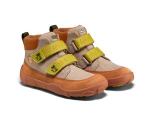 Affenzahn - Kid's Übergangsschuh Leder Friendy - Barfußschuhe, Gr. 21, cat / beige (Cat/Beige)