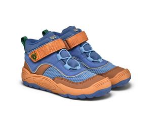 Affenzahn - Kid's Übergangsschuh Vegan Explory - Barfußschuhe, Gr. 29, blau (BirdofParadise/Brown)