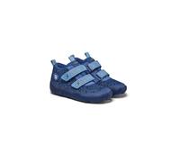 Affenzahn Übergangsschuh Knit Happy wasserdicht atmungsaktiv vegan mit Kaltfutter, Klettverschlüssen und Rutschfester Sohle Größe 21-32 Elefant - Blau, 24
