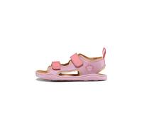 Affenzahn Barfußschuh Sandale Leder Airy Otter – rosa, Klettverschluss, Gr. 28 Kinder