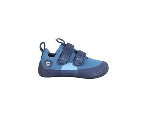 AFFENZAHN Kinder Sneaker Barfußschuhe COTTON LUCKY Bär blau | 30