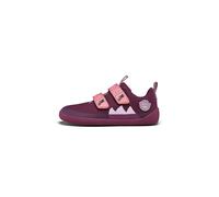 AFFENZAHN Kinder Sneaker Barfußschuhe COTTON LUCKY Otter dunkelrot | 28