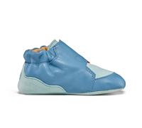 Affenzahn - Kid's Krabbelschuh Leder Crawly - Barfußschuhe, Gr. 20-21, türkis (Bunny/Petrol)