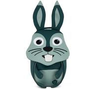 Affenzahn Kleiner Freund Kindergarten-Rucksack für 1-3 Jährige Ergonomisch Reflektierend Ziehzunge mit Namensschild Hase - Mint