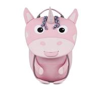 Affenzahn Kleiner Freund Kindergarten-Rucksack für 1-3 Jährige Ergonomisch Reflektierend Ziehzunge mit Namensschild Einhorn - Rosa
