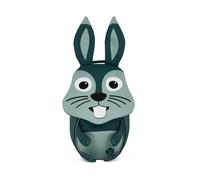 Affenzahn Kleiner Freund Kindergarten-Rucksack für 1-3 Jährige Ergonomisch Reflektierend Ziehzunge mit Namensschild Hase - Mint