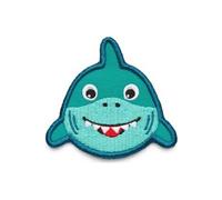 Affenzahn Klett-Badge Hai, Patch türkis