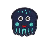 Affenzahn Klett-Badge Oktopus, Patch blau