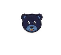Affenzahn Klett-Badge Bär, Patch blau